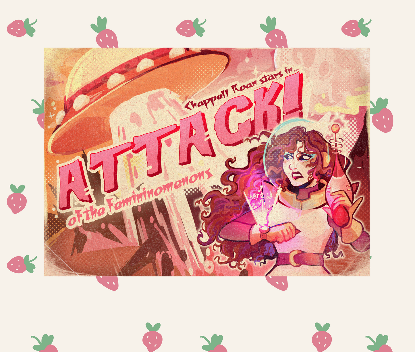 Attack of the Femininomenons A5 Print