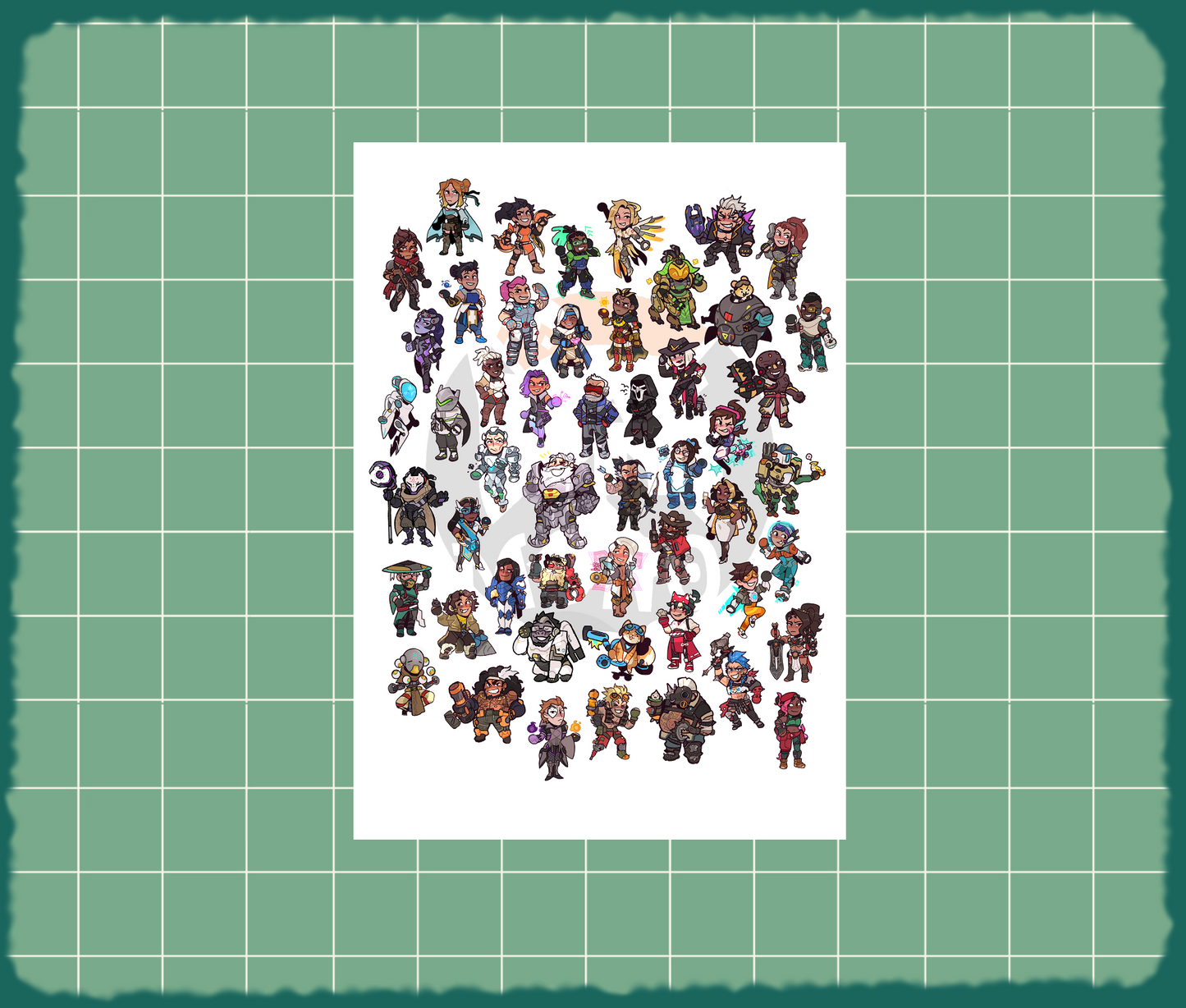 Overwatch 10th Anniversary Print