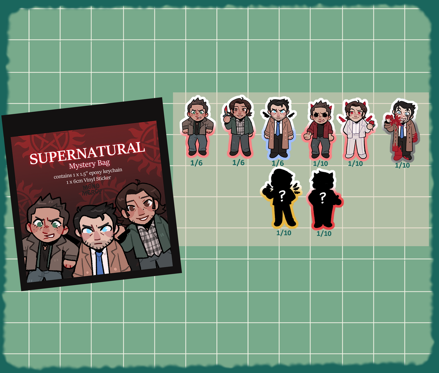 Supernatural Mystery Keychain Bag