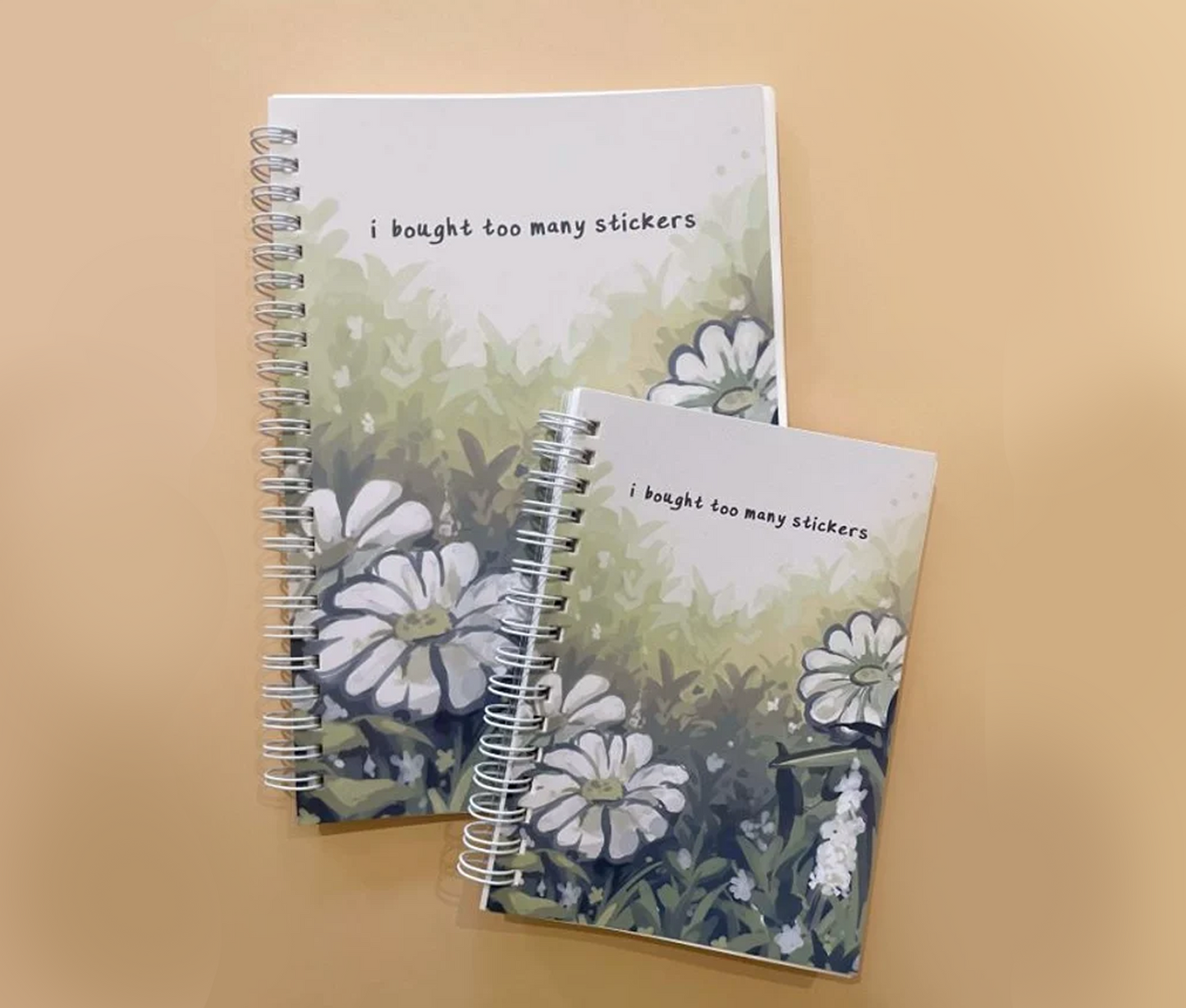 Flower Meadow Reusable Sticker Book