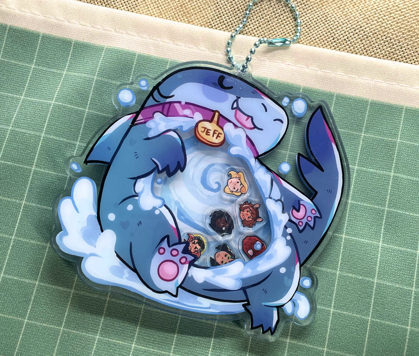 Jeff Shaker Keychain