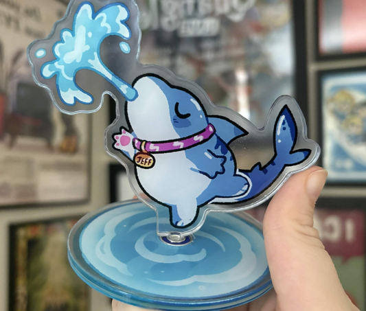 Jeff Spinning Standee