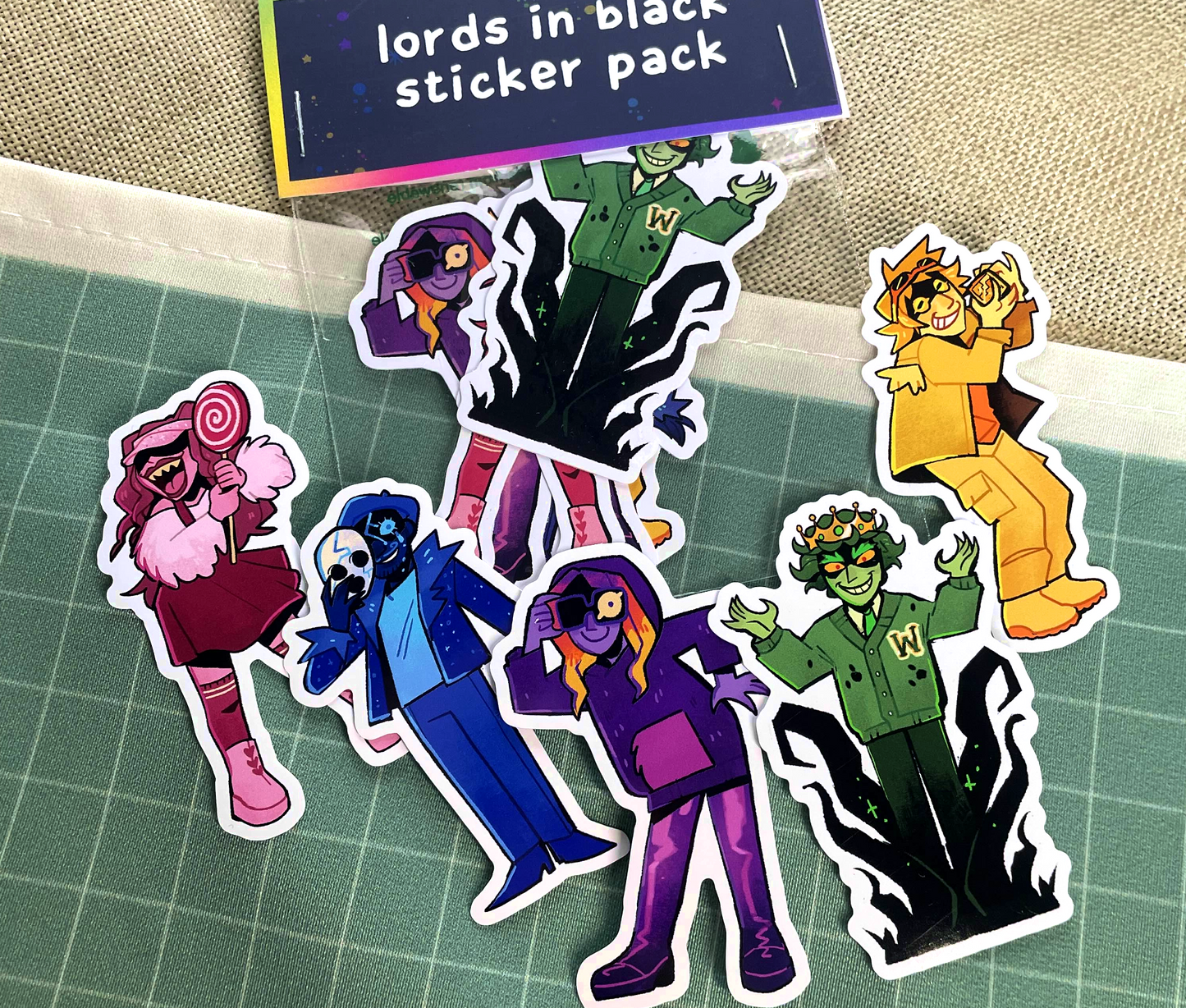 Lords in Black Sticker Pack