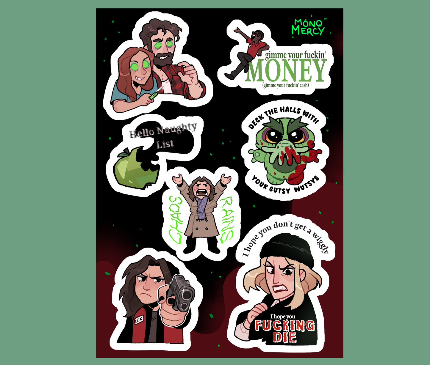 Hatchetfield Sticker Sheets