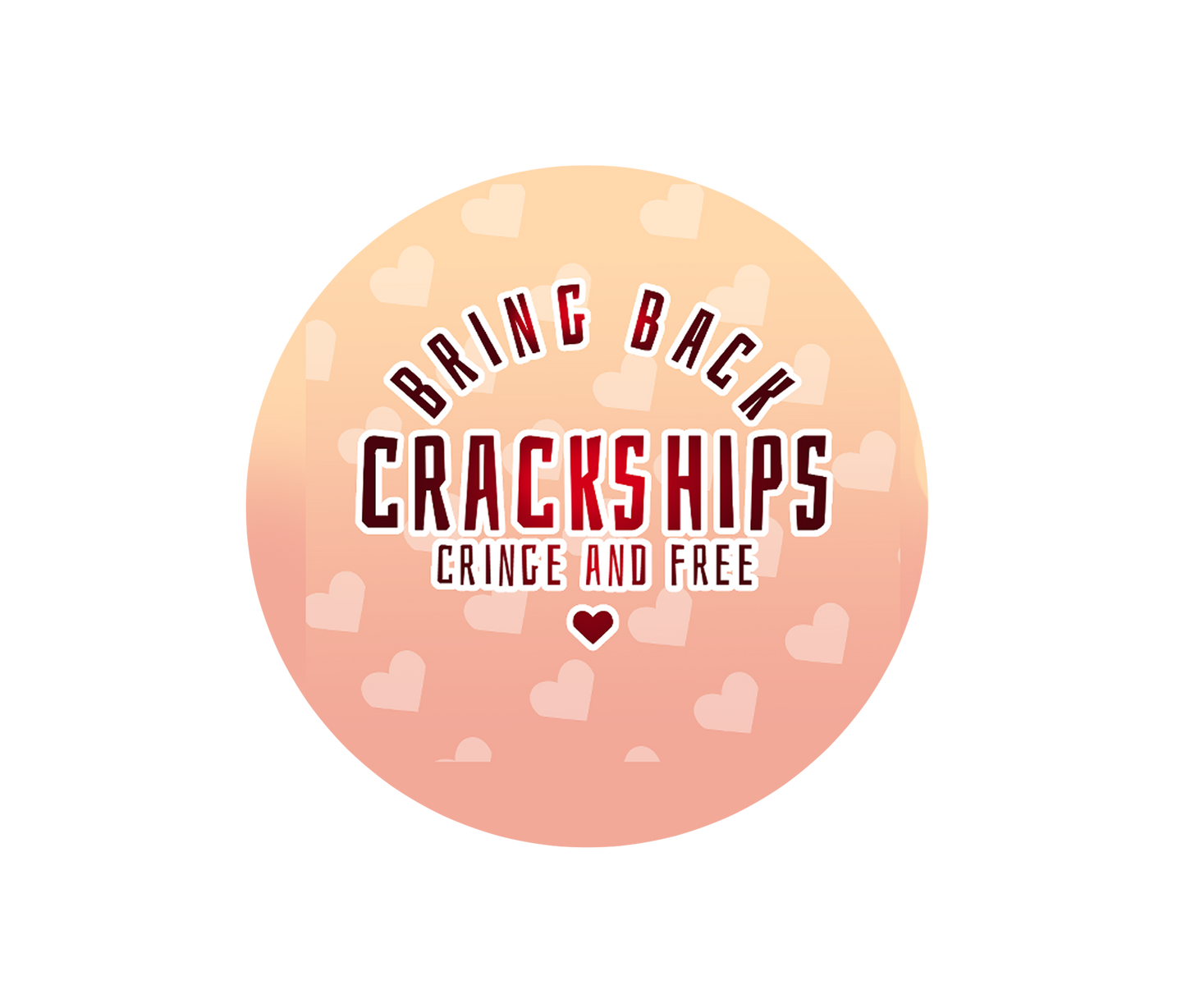 Crackship Button Badge