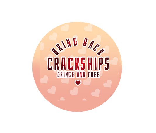 Crackship Button Badge