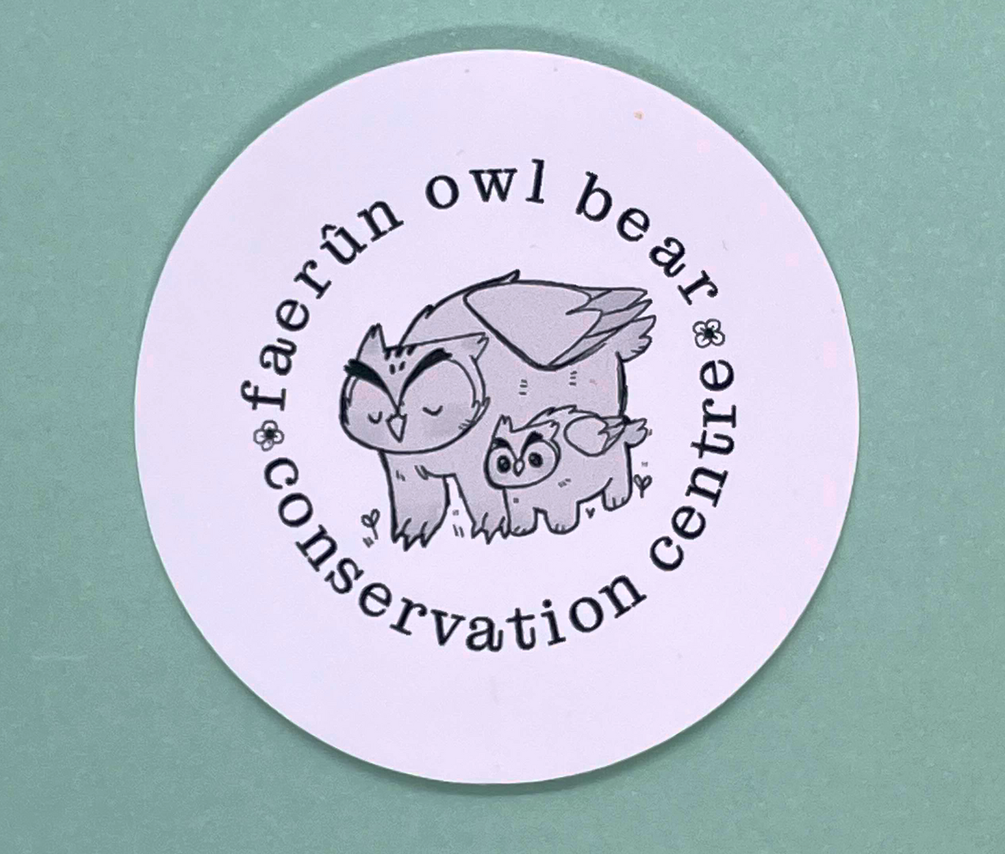 Owlbear Conservation Vinyl Sticker