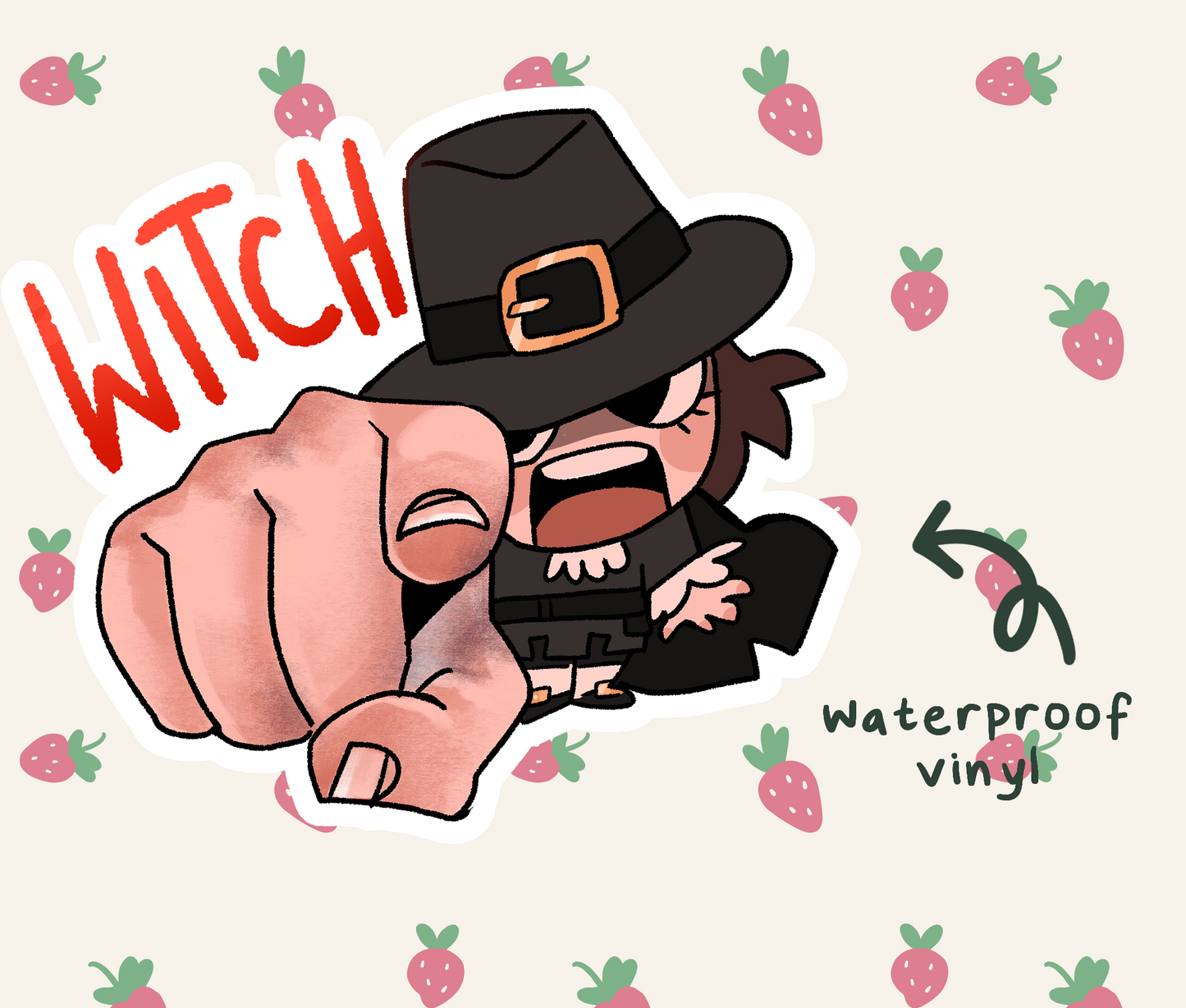 WITCH! Sticker