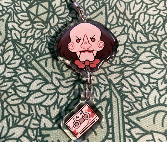 Billy The Puppet Phone Charm