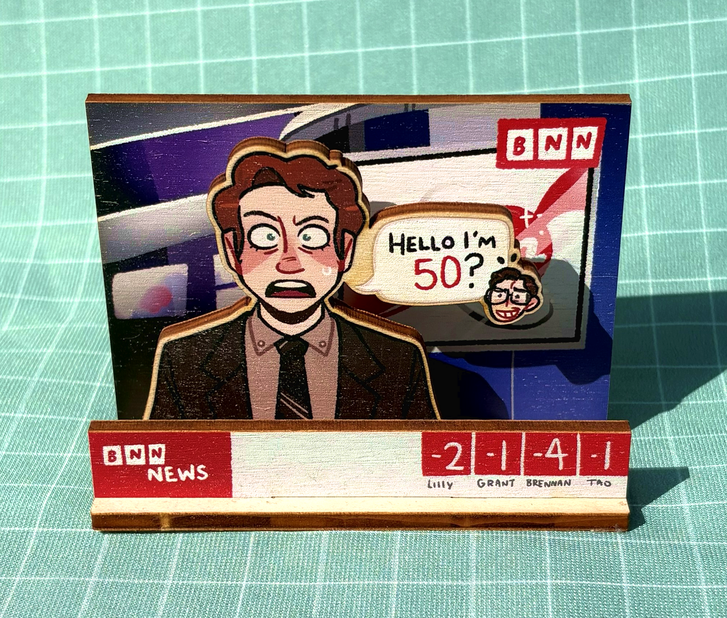 BREAKING NEWS Standee