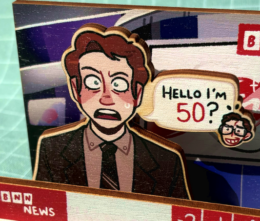 BREAKING NEWS Standee