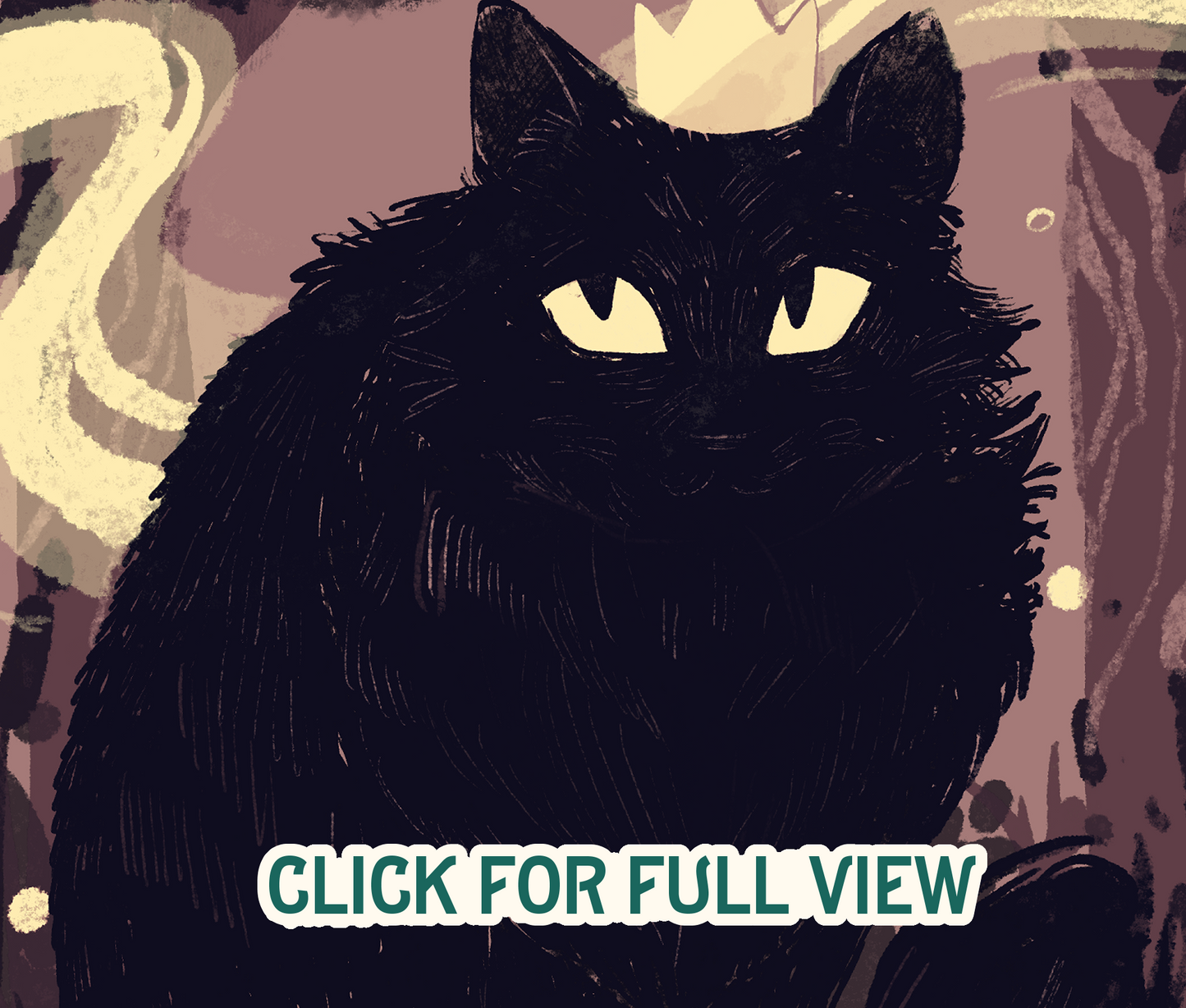 Cat King Print