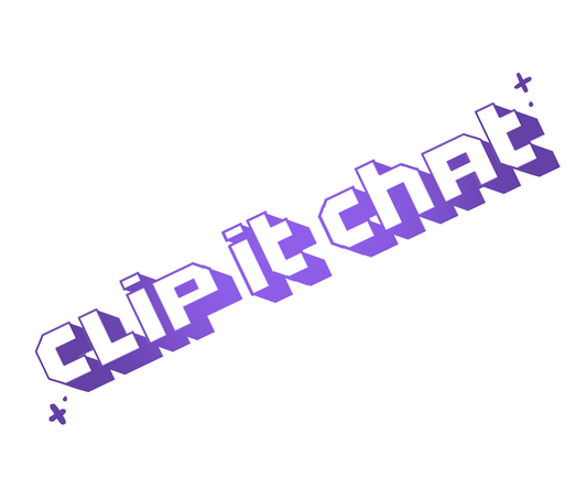 Clip it Chat Vinyl Sticker