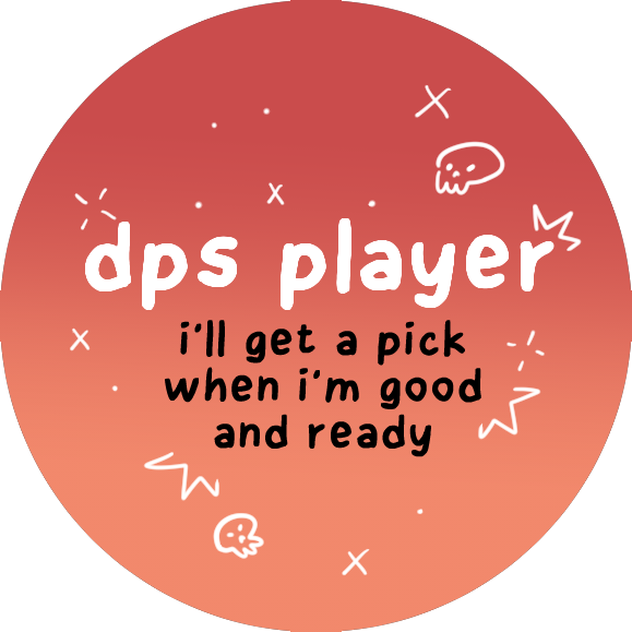 Gamer Main Role Button Badges