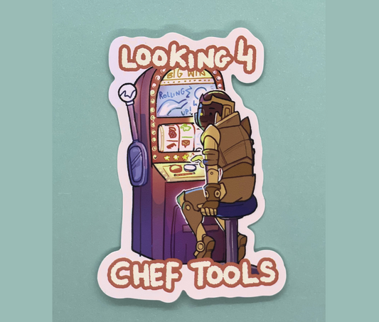 Lookin 4 Chef Tools Vinyl Sticker