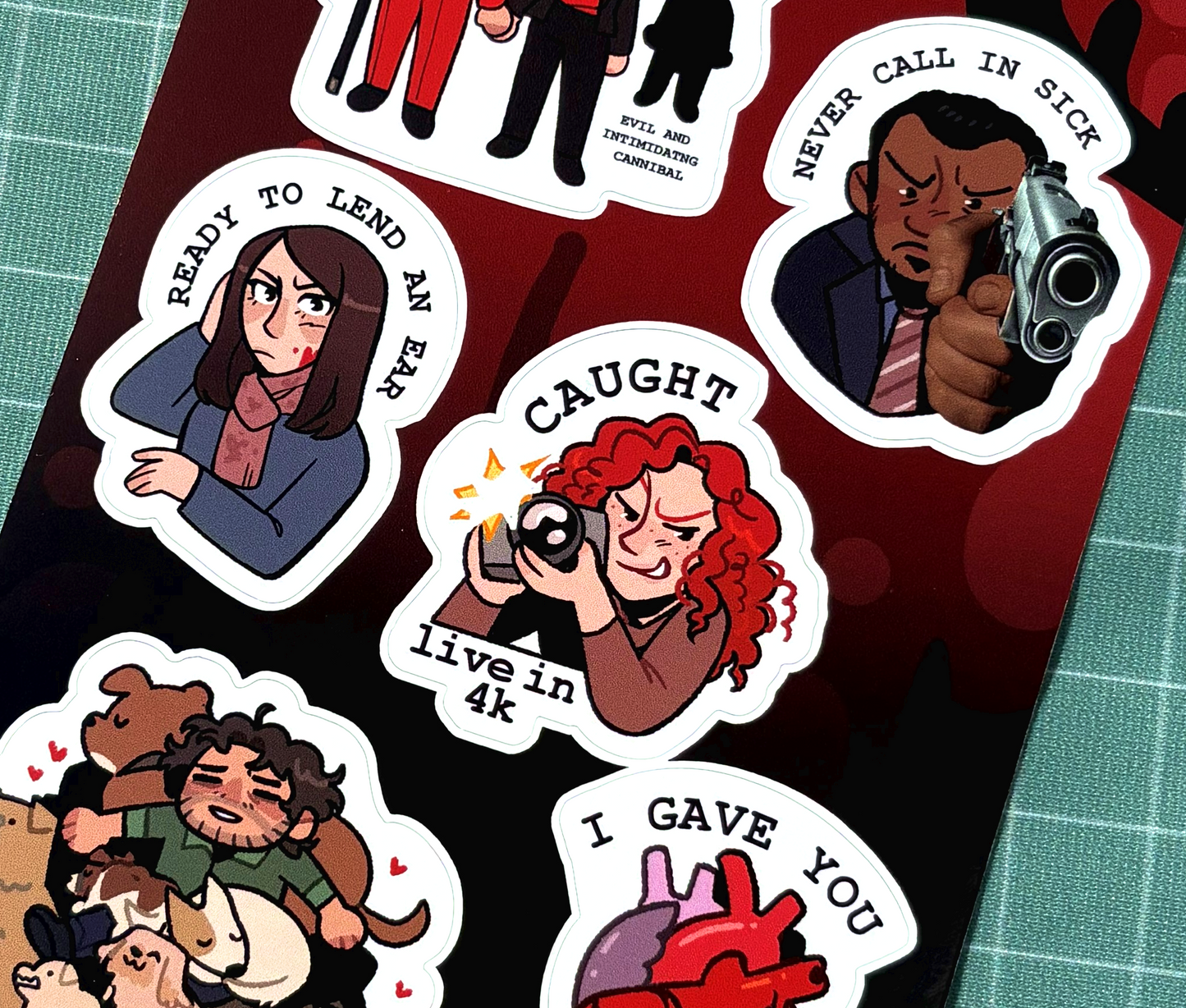 Hannibal Vinyl Sticker Sheet