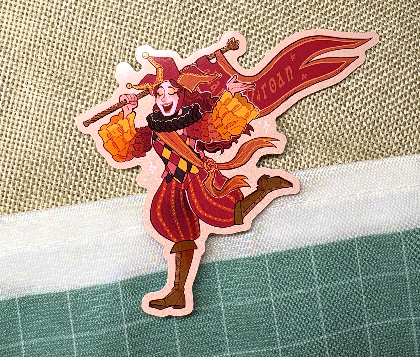 Jester Roan Sticker