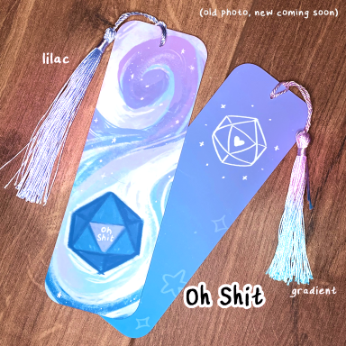 "Oh Sh*t" D20 Bookmark