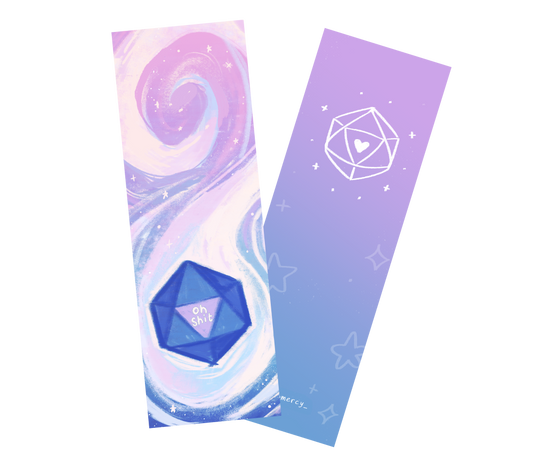 "Oh Sh*t" D20 Bookmark