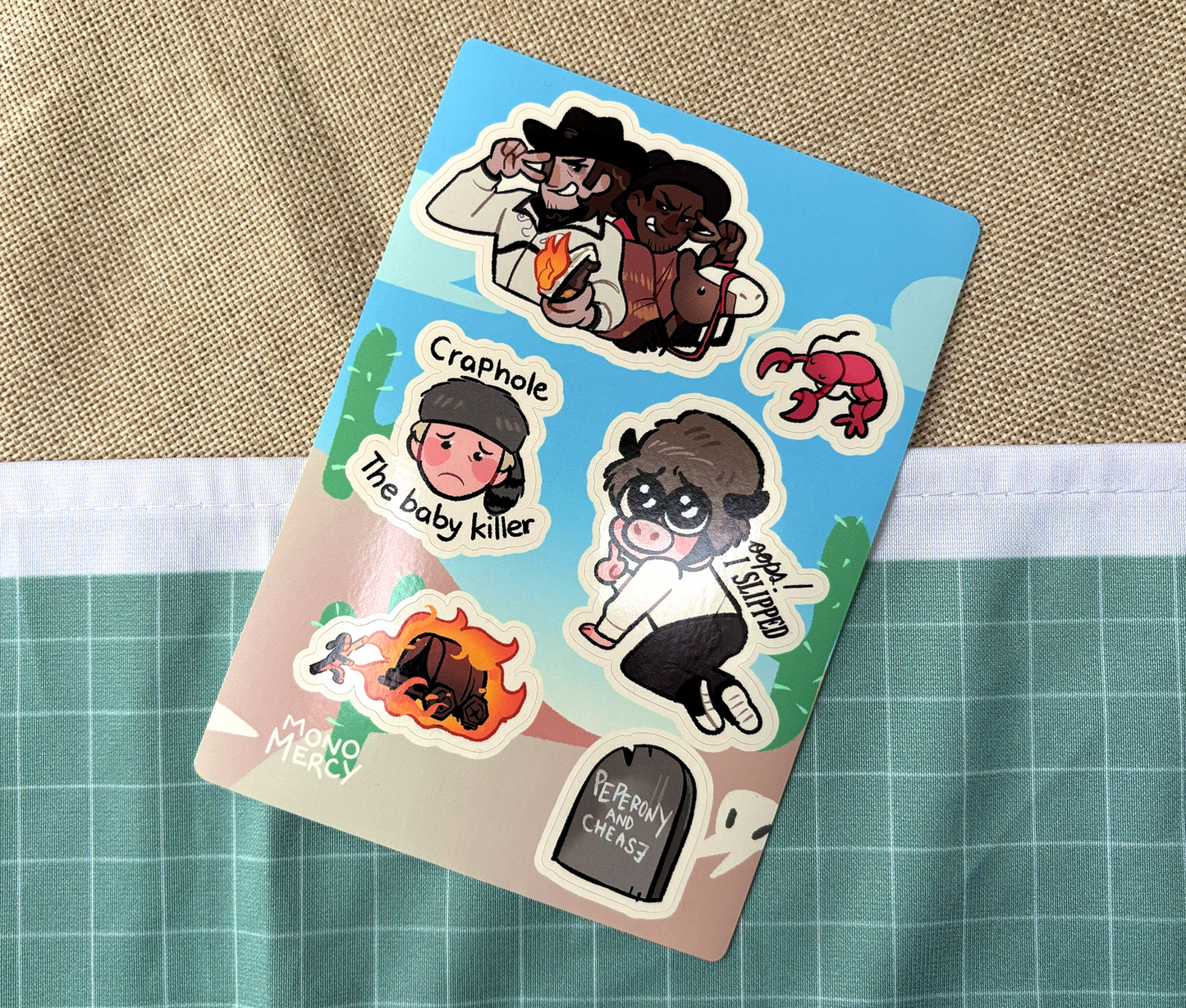 Trail to Oregon Sticker Sheet