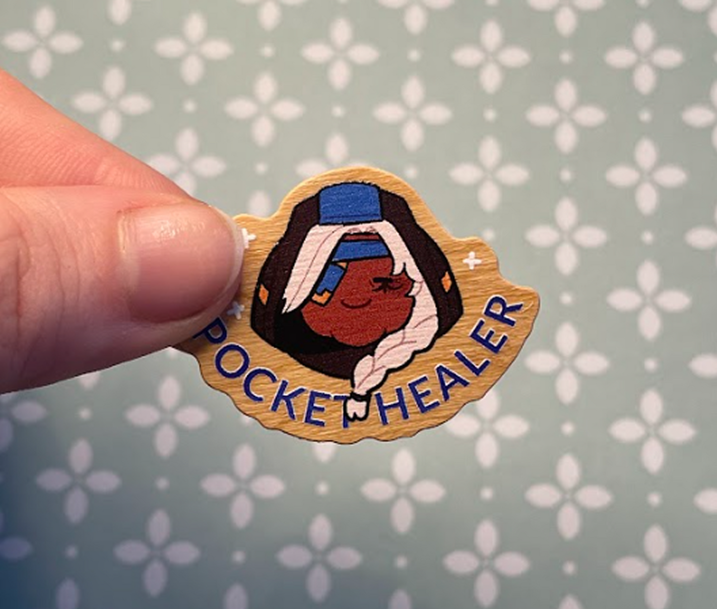 Overwatch Support Wooden Pins