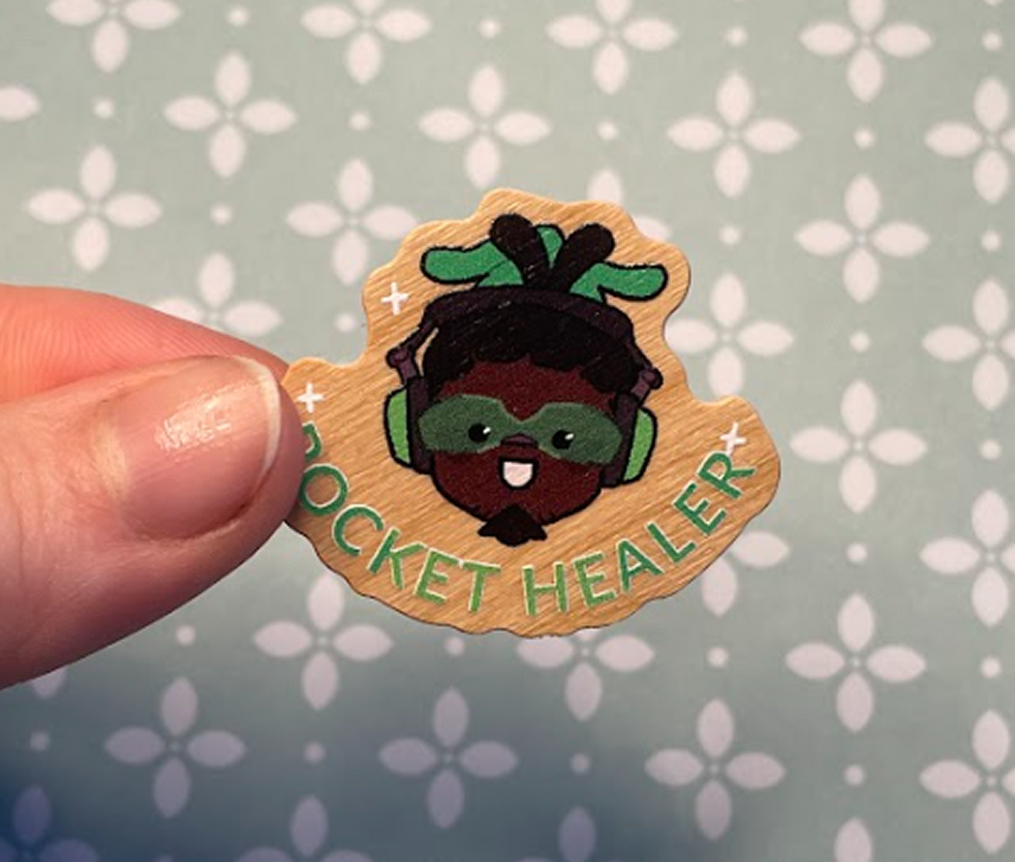 Overwatch Support Wooden Pins