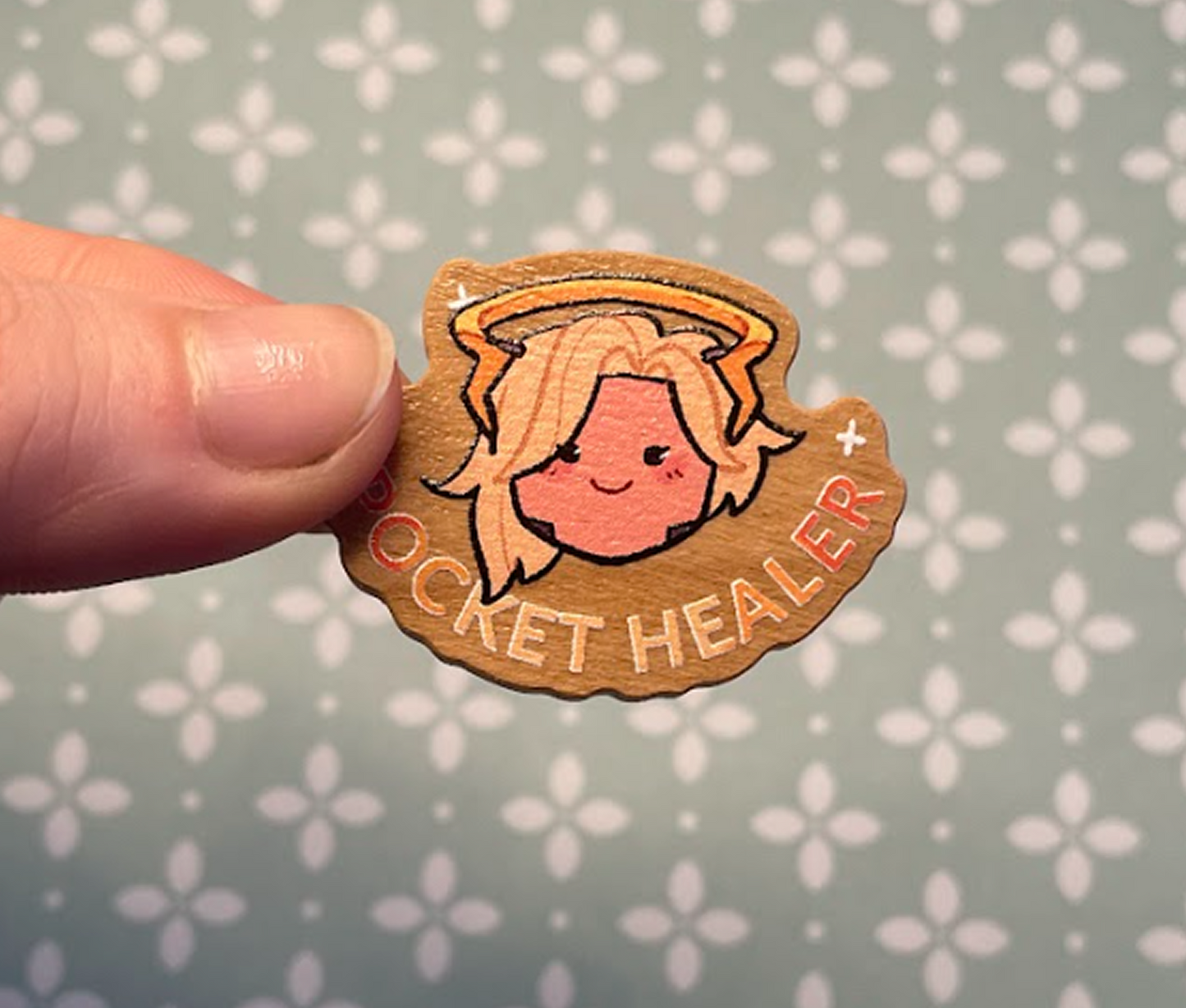 Overwatch Support Wooden Pins