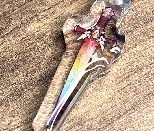 Pride Sword Phone Charms