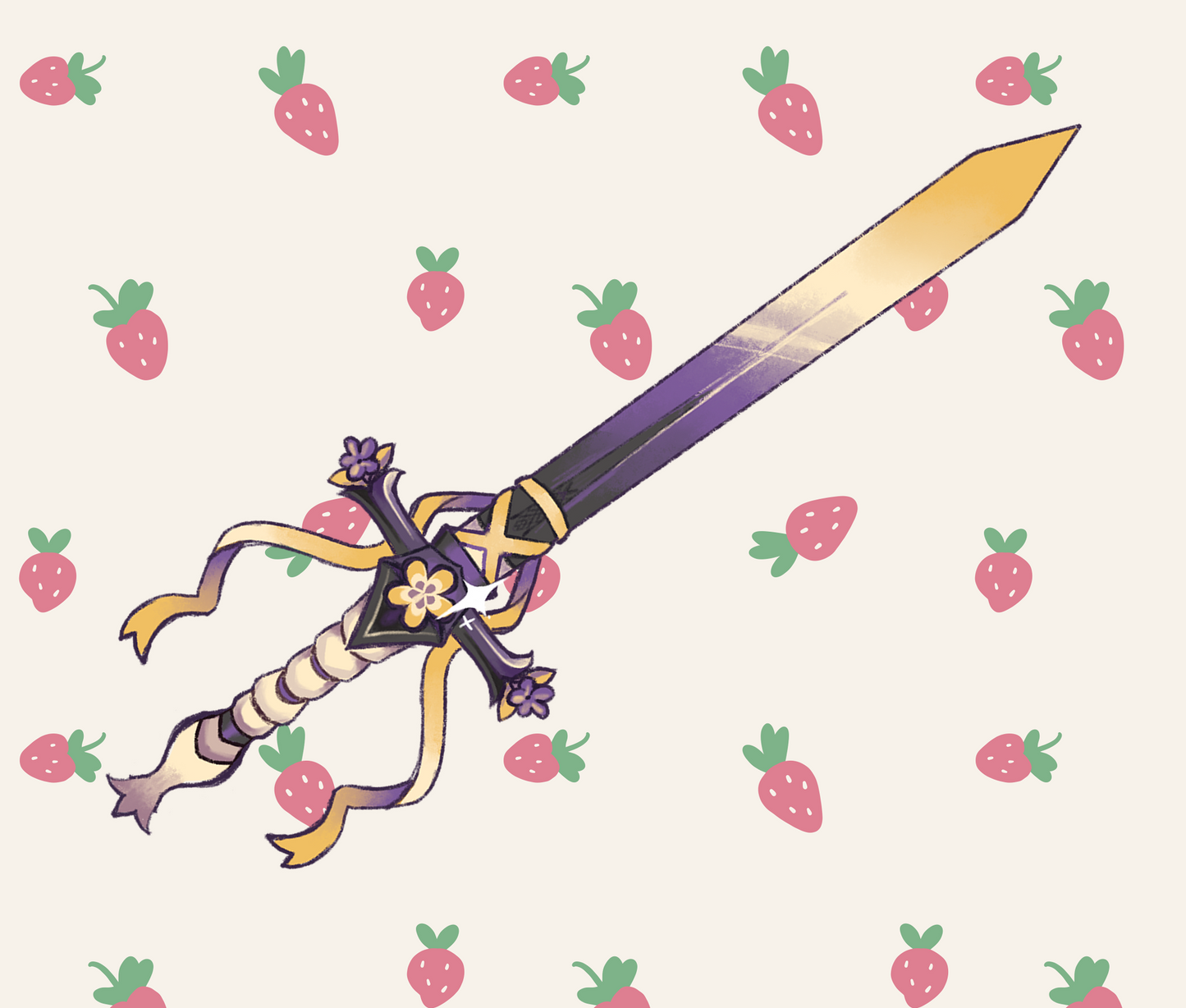 Pride Sword Phone Charms