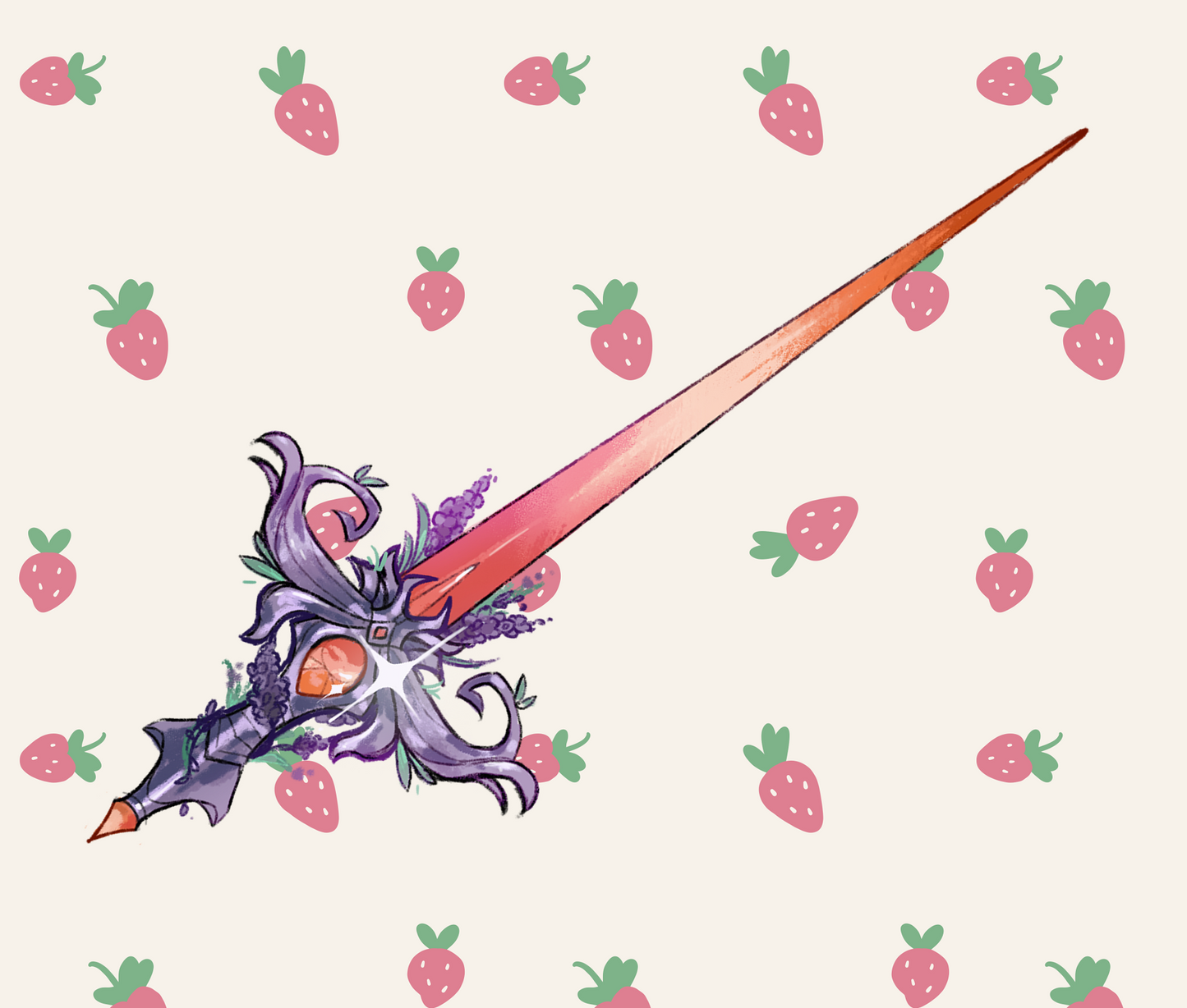 Pride Sword Phone Charms