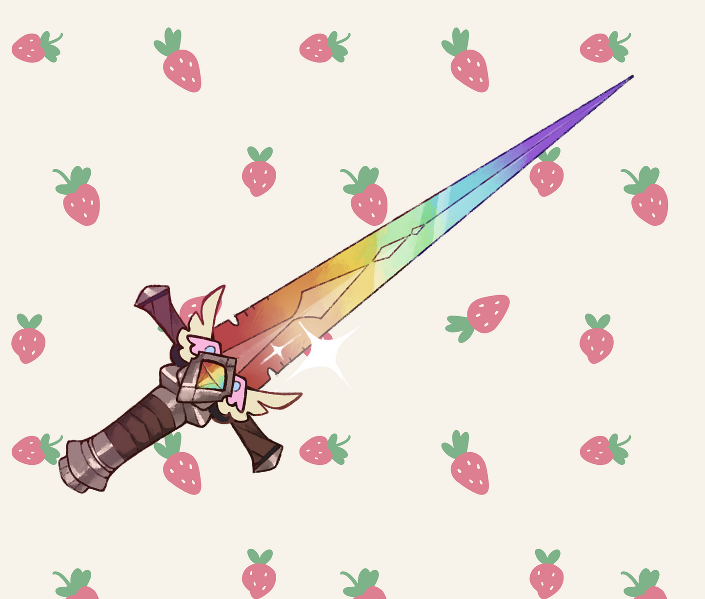 Pride Sword Phone Charms