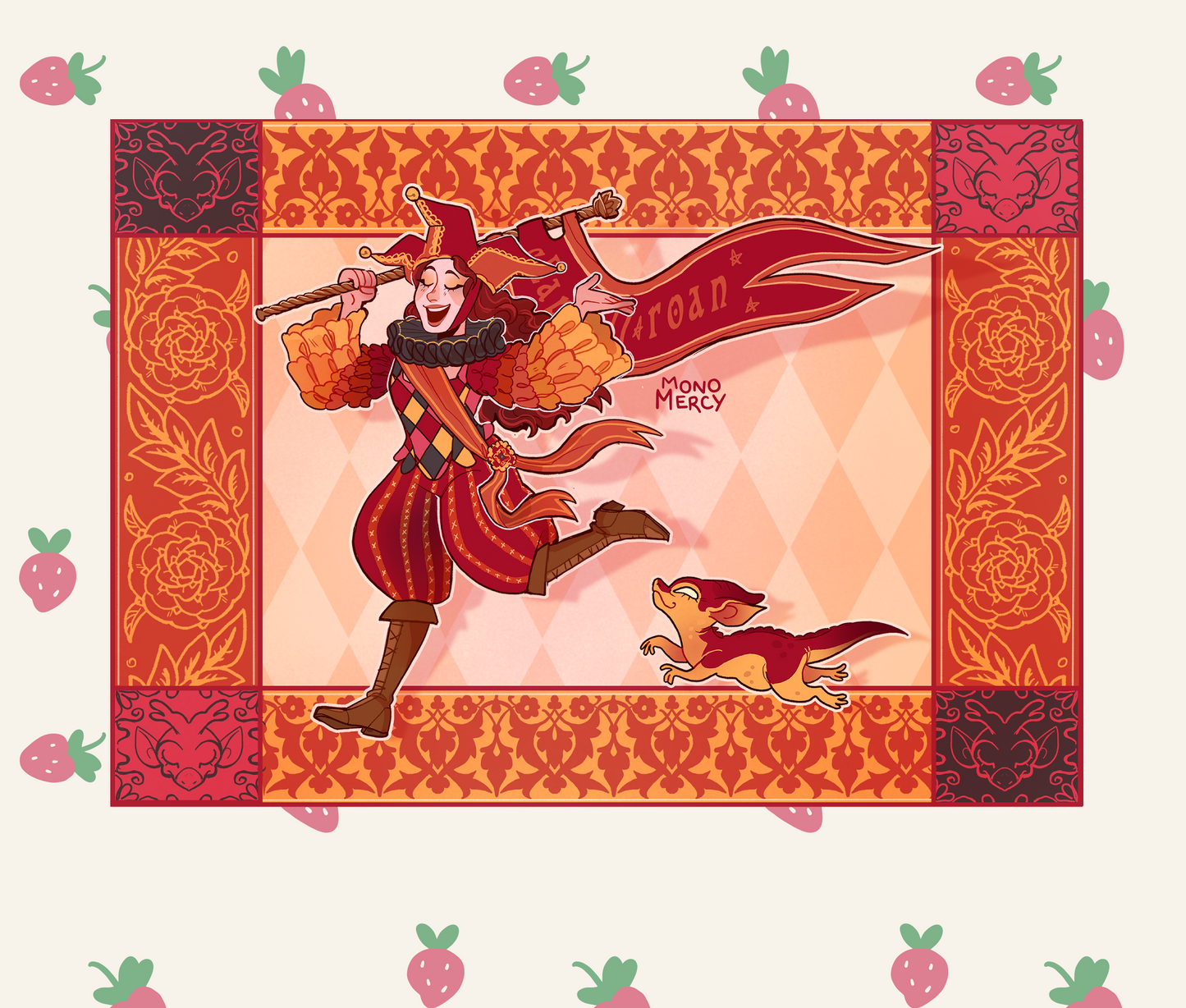 Jester Roan Art Print