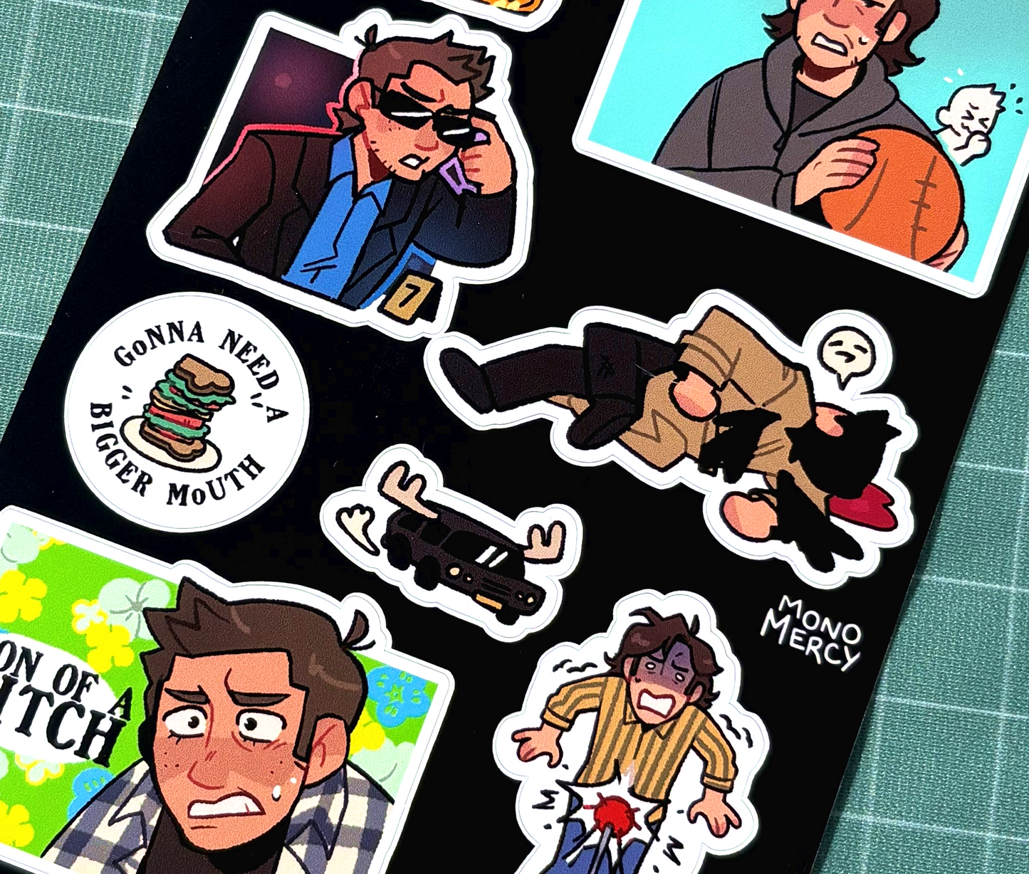 Changing Channels Vinyl Sticker Sheet