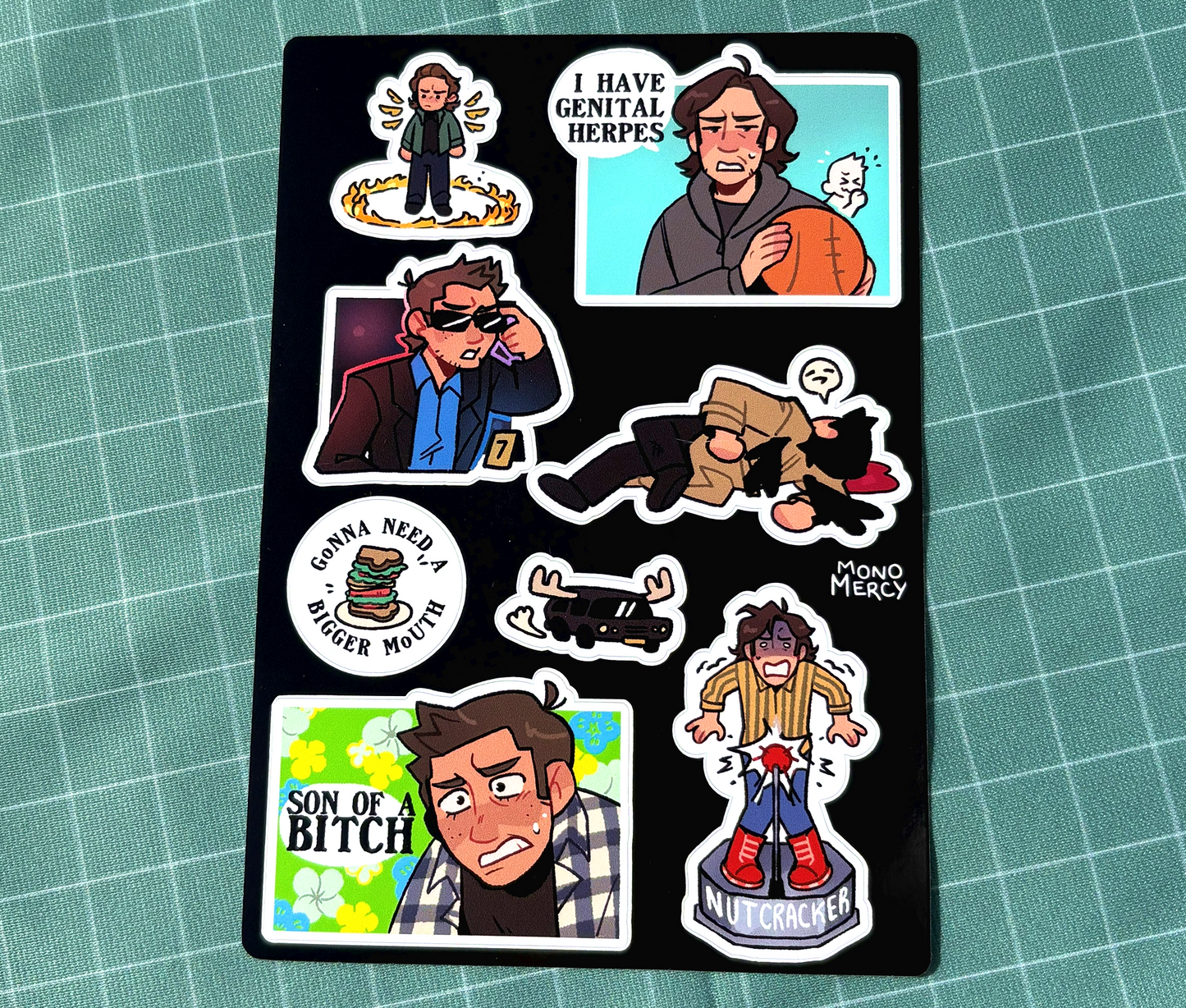 Changing Channels Vinyl Sticker Sheet