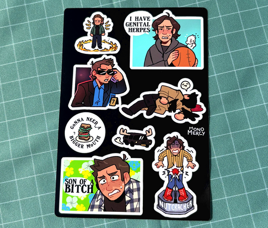 Changing Channels Vinyl Sticker Sheet