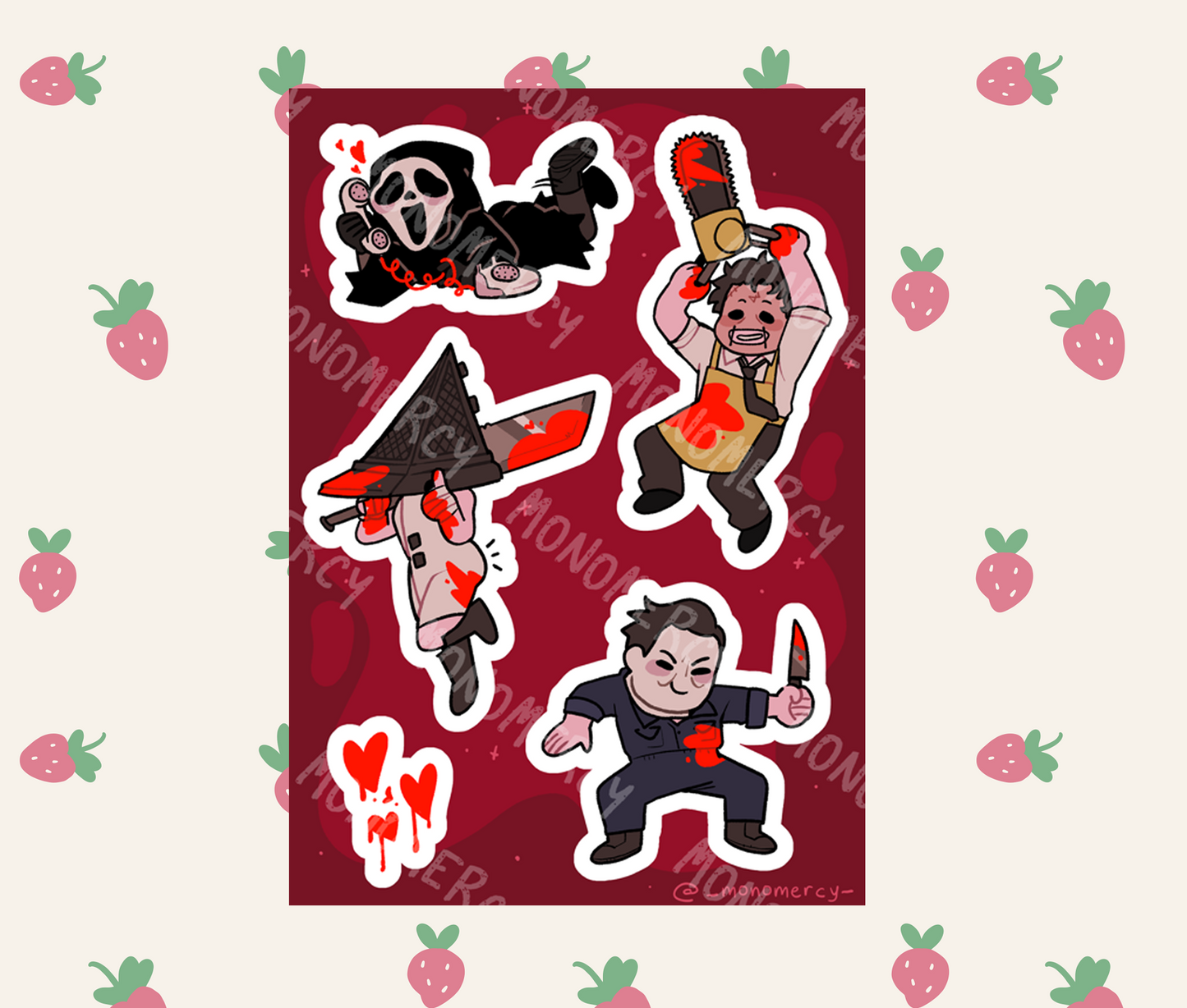 Horror Sticker Sheet