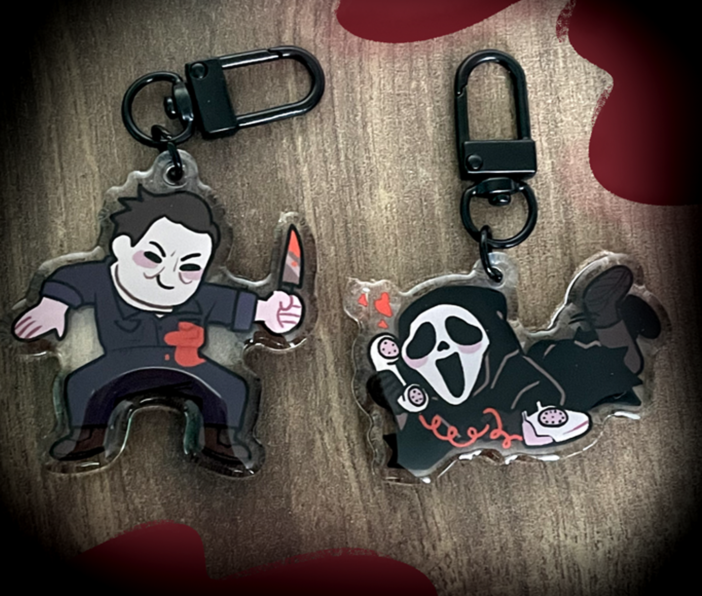 Ghost Face Keychain